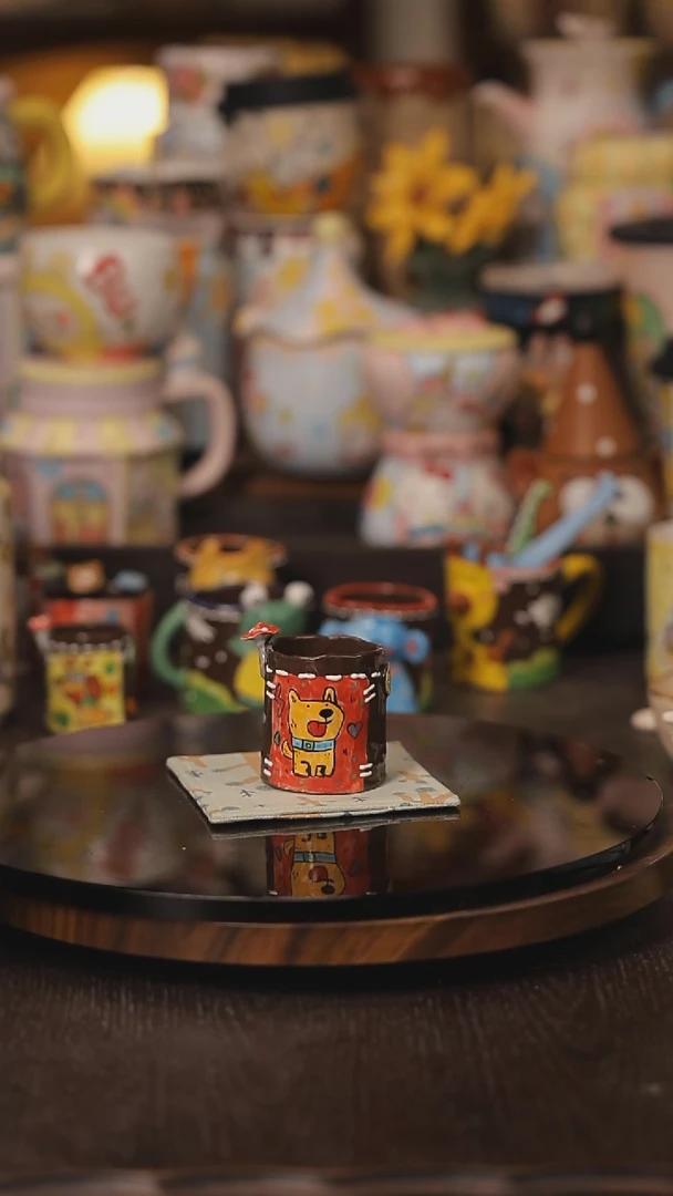 景德镇釉下彩绘设计师款式陶瓷