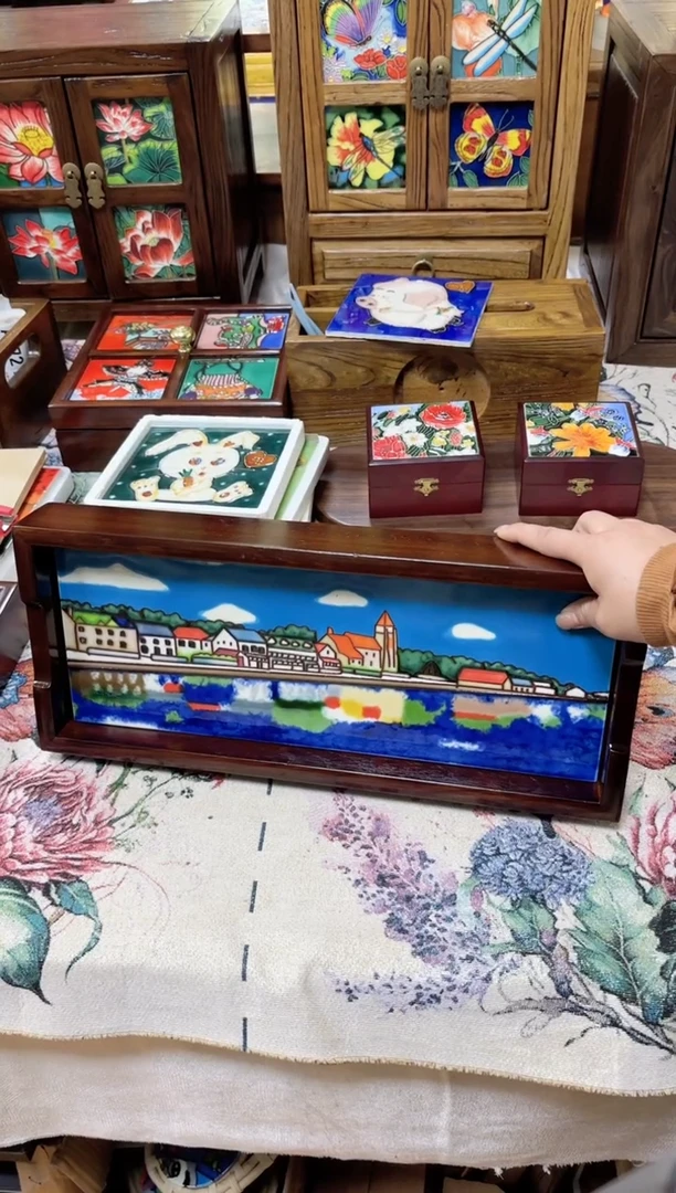 【闪购商品】瓷片43.18老榆木实木茶台微瑕福利