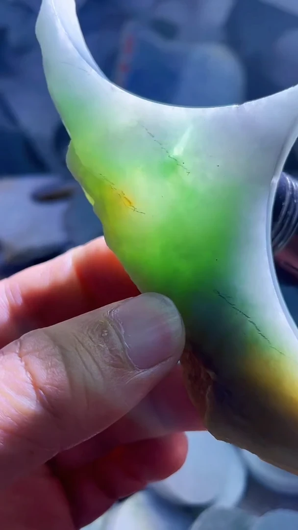 翡翠裸石天然A货缅甸翡翠1434