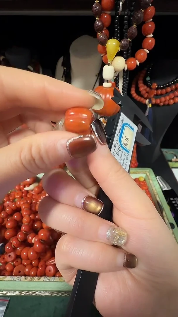 颈饰琉璃左*禅藏好珠子0043