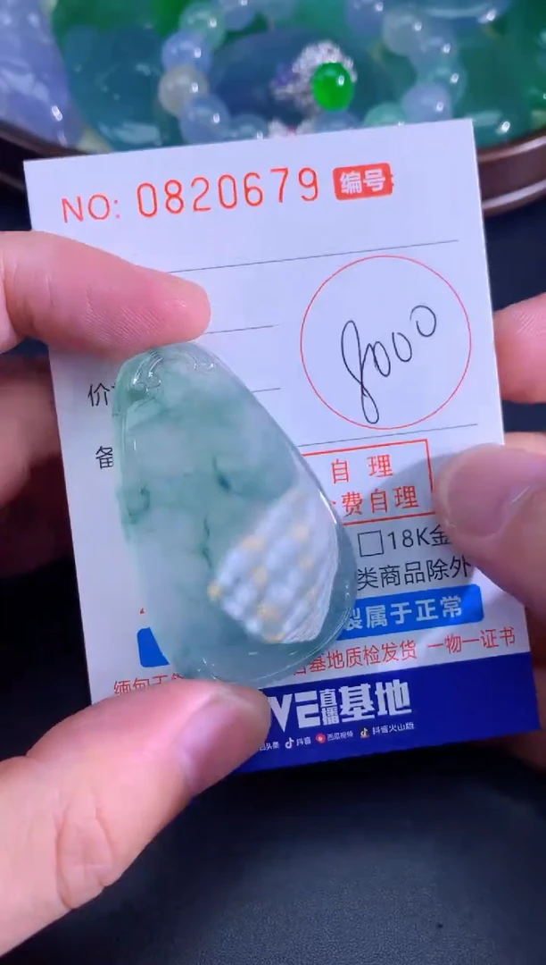 颈饰未镶嵌翡翠天然A货翡翠