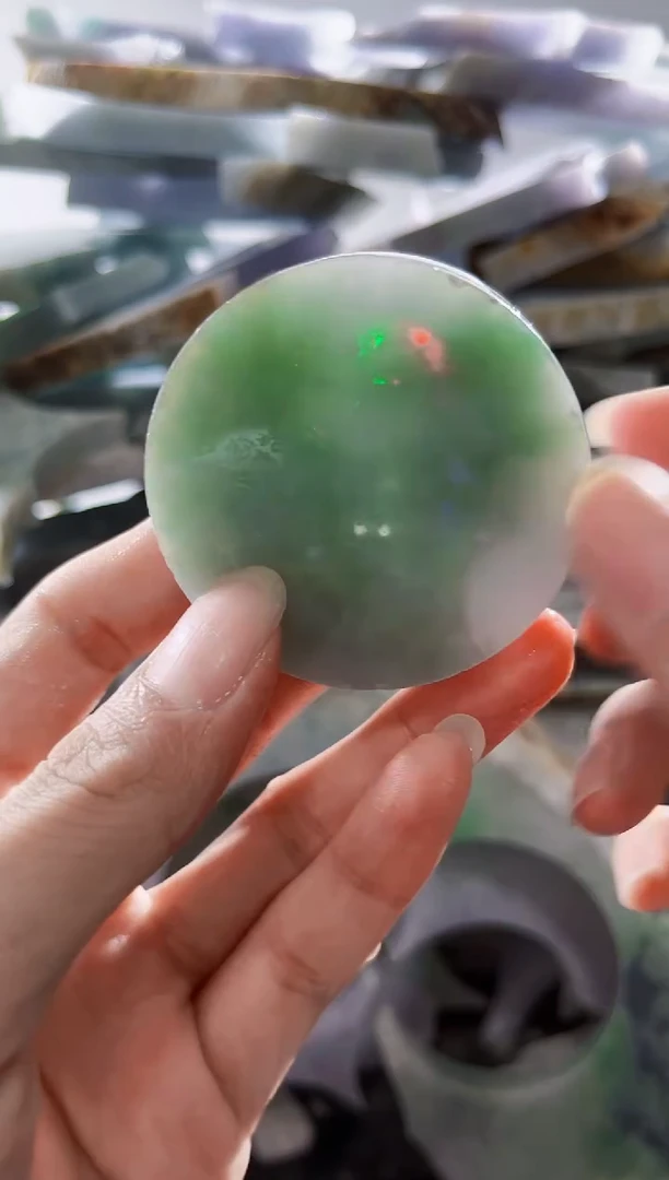 裸石翡翠缅甸翡翠A货陈50