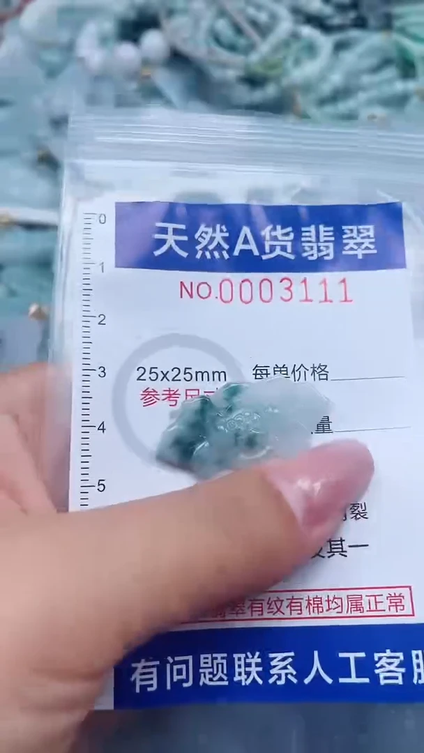 翡翠未镶嵌吊坠(不含链)1