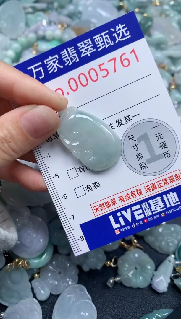 吊坠(不含链)未镶嵌翡翠5761