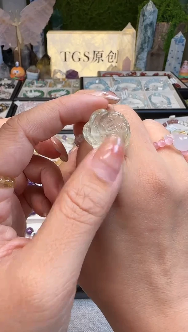 【闪购商品】水晶戒指未镶嵌2a TGS原创设计 T152