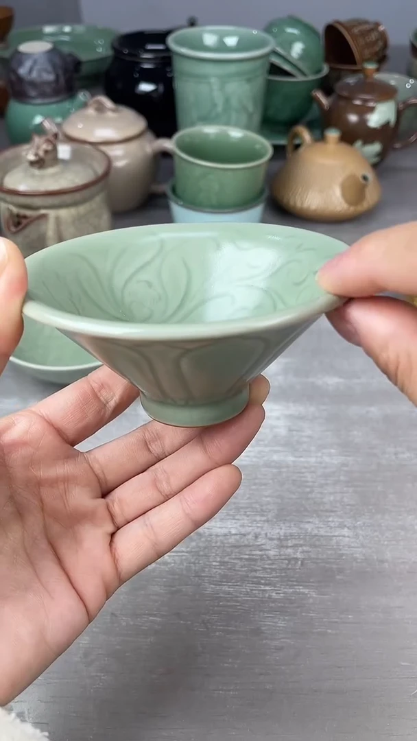 青瓷仓储清仓福利微瑕斗笠