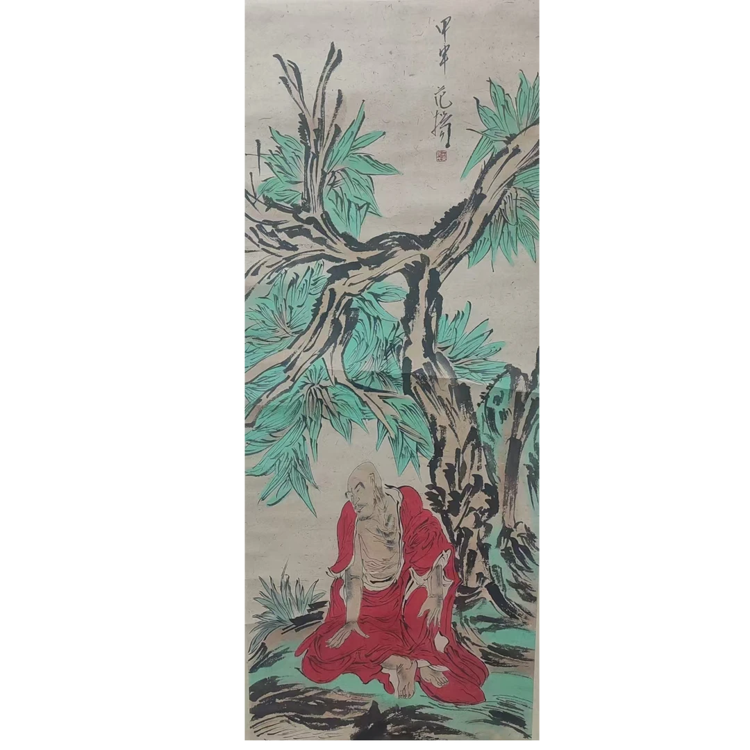 范   人物立轴60*142约7.8平尺