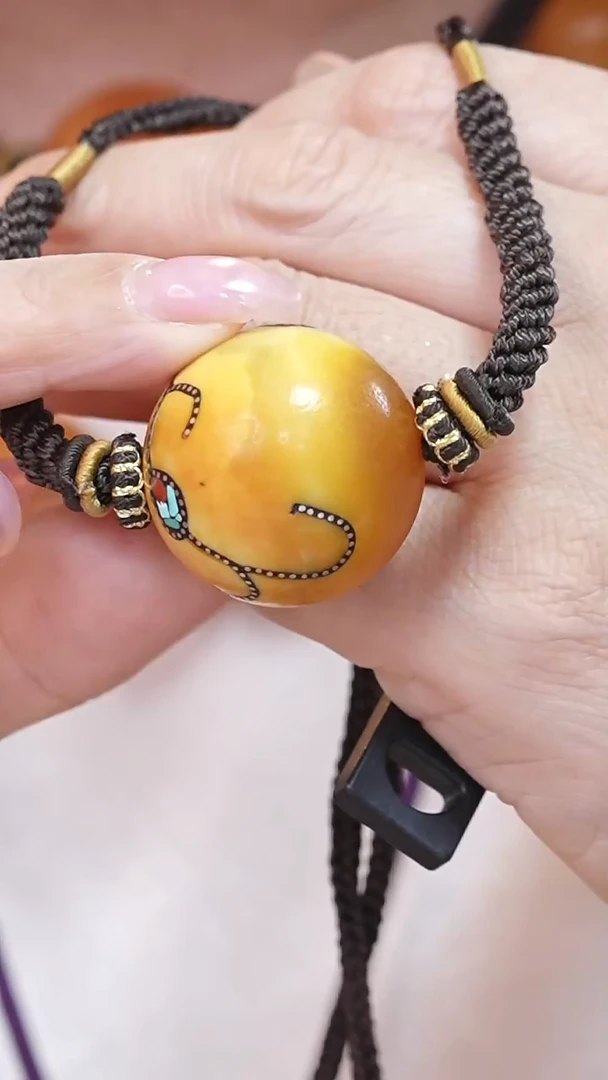 蜜蜡颈饰未镶嵌5028天然蜜蜡珠宝奇石云端妖孽全部保真