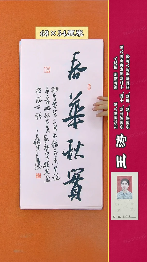 书法604D王涛书法作品