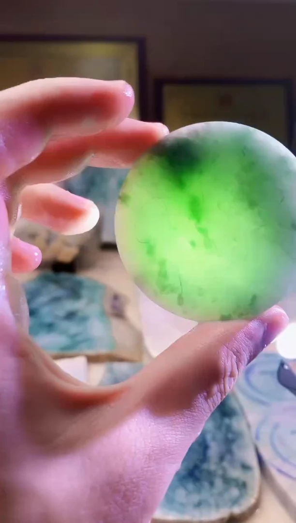 翡翠挂件未镶嵌A货麦乐3669