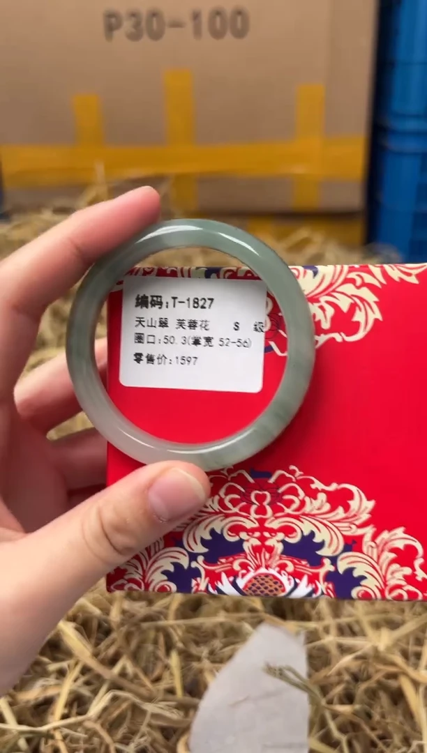 未镶嵌手镯石英质玉T-1827