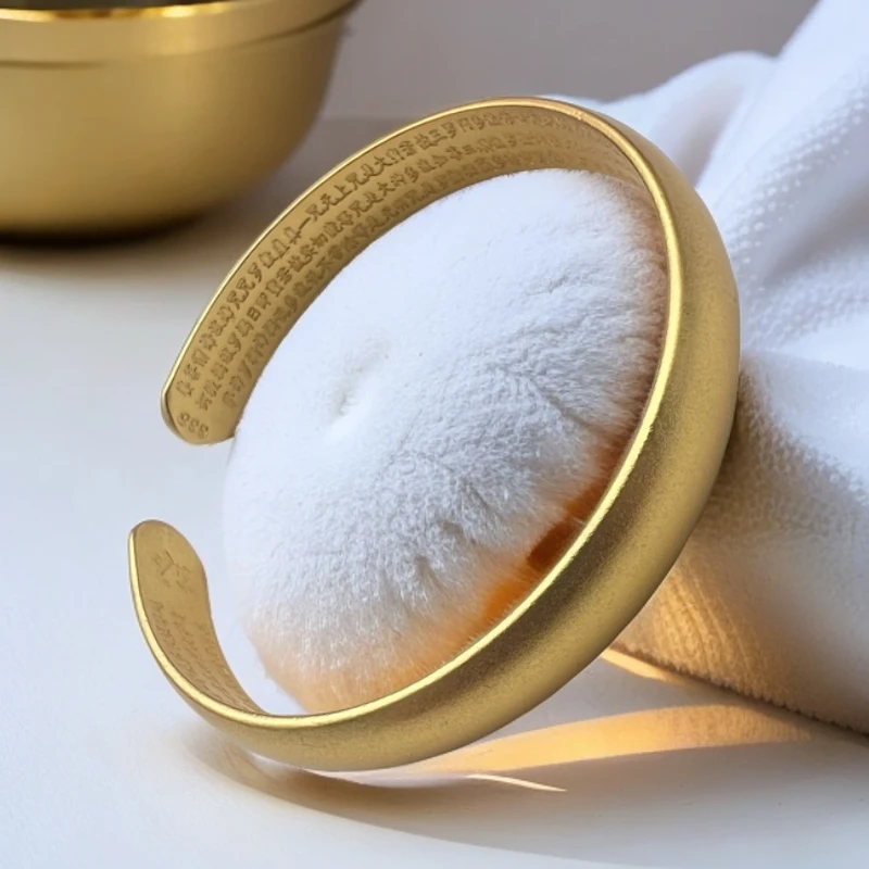 【七七专属】国潮复古风女士合金心经手镯SZ63199