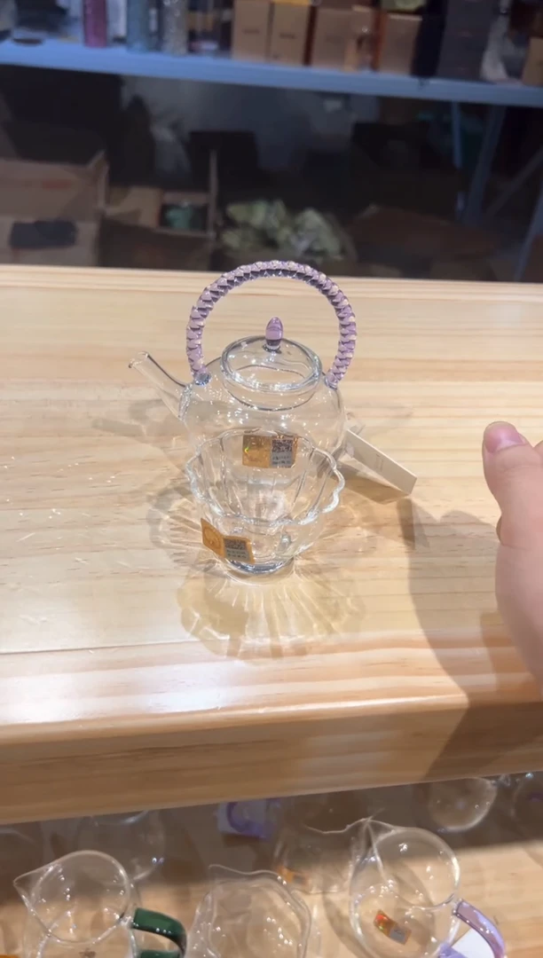 禾器-珠莲壶-浅紫色
