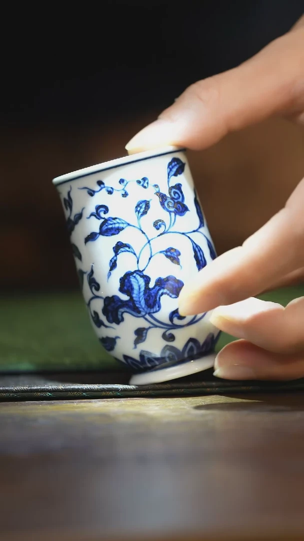 【闪购商品】杯柴窑青花破价福利