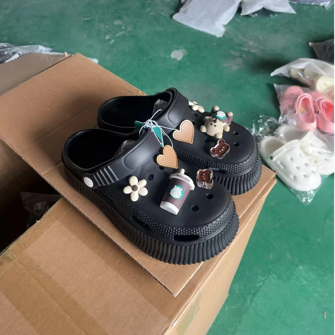 【编码C开头】两双装拖鞋洞洞鞋博肯鞋男女情侣款搭配装