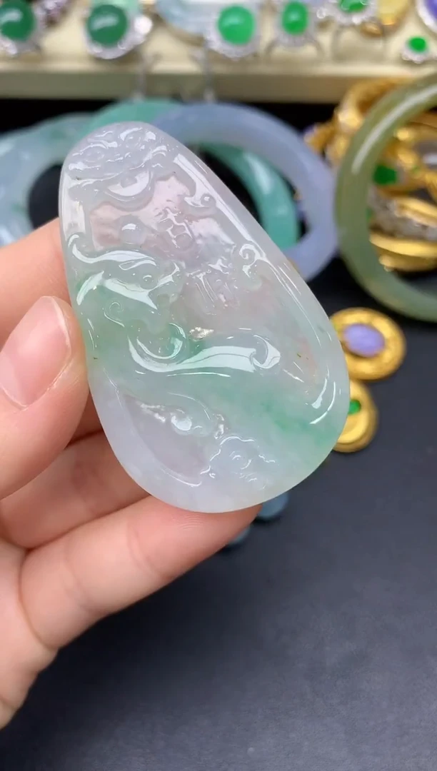 颈饰未镶嵌翡翠51-雪姐翡翠天天见