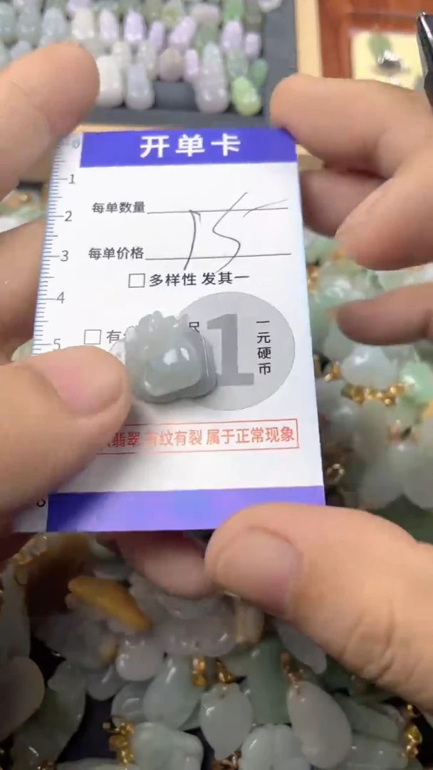 颈饰未镶嵌翡翠天然A货翡翠