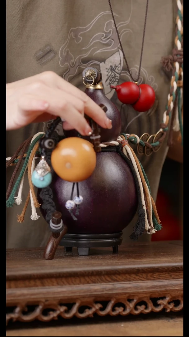 259号精品天然大漆酒葫芦一物一拍~