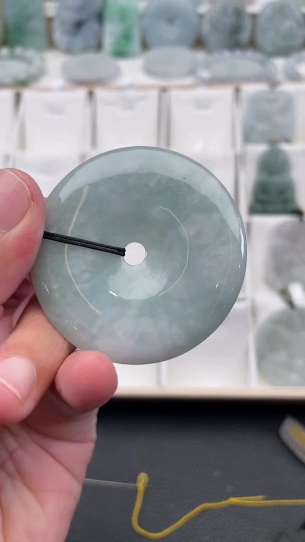 颈饰未镶嵌翡翠天然缅甸翡翠A货296