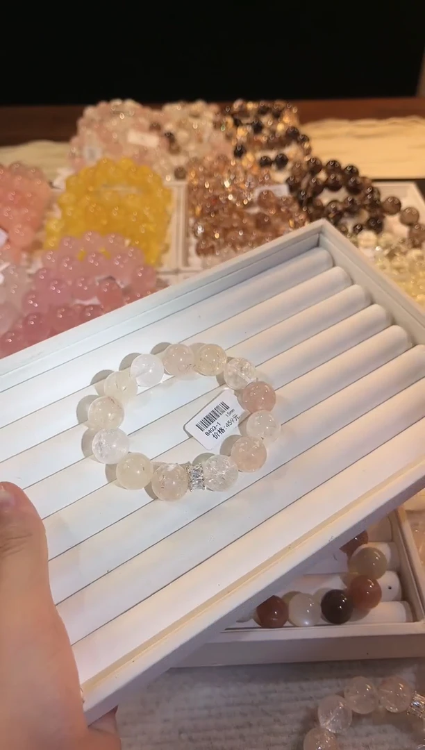 合成欧泊未镶嵌多样性发一Q86迷雾玫瑰15mm