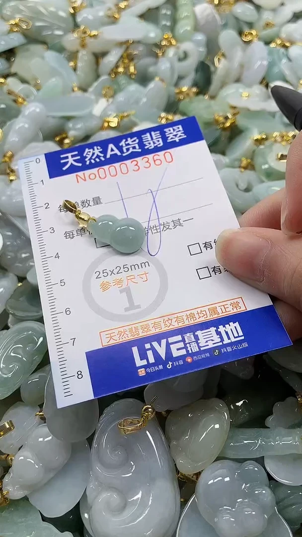 颈饰未镶嵌翡翠纯天然a货翡翠12