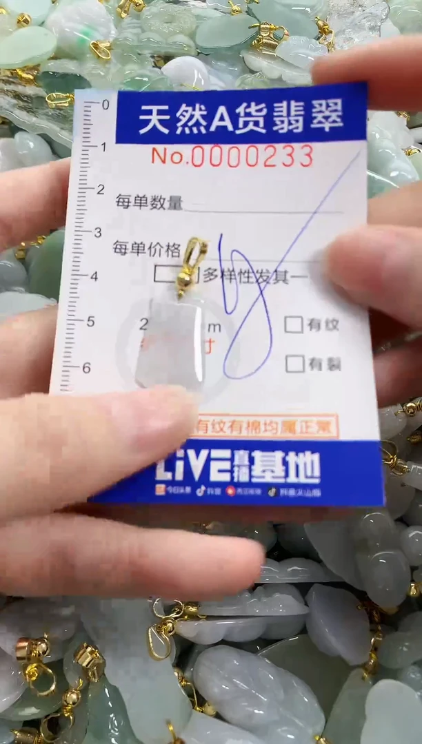 颈饰未镶嵌翡翠天然A货翡翠