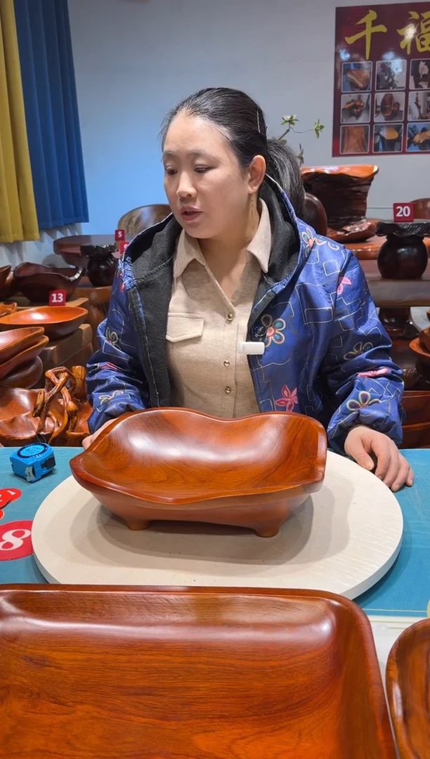 木 果盘 33.526.5*10