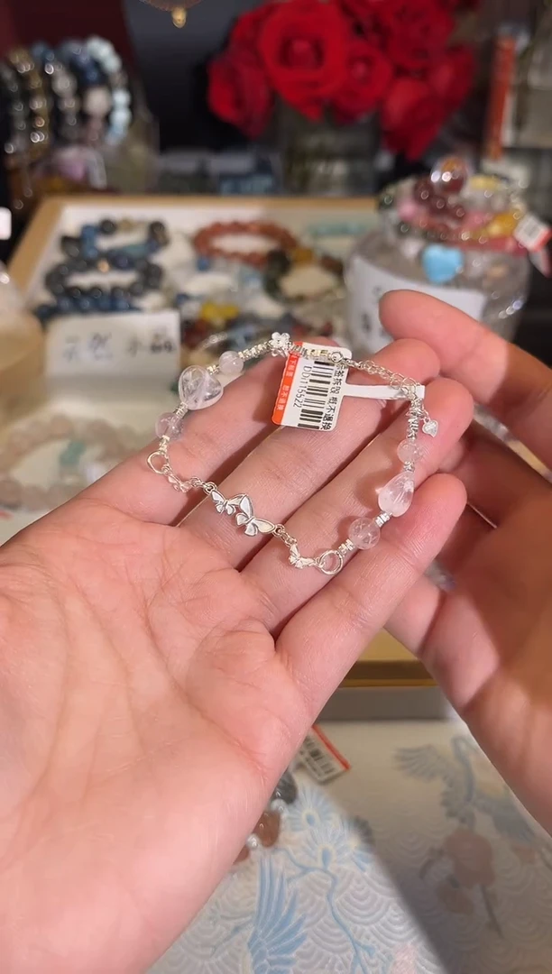 【闪购商品】水晶手链银S925镶嵌q954多样性发货一件