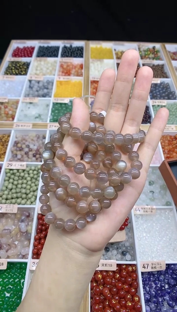 【闪购商品】月光石手串未镶嵌奶茶月光（大）多样性发一