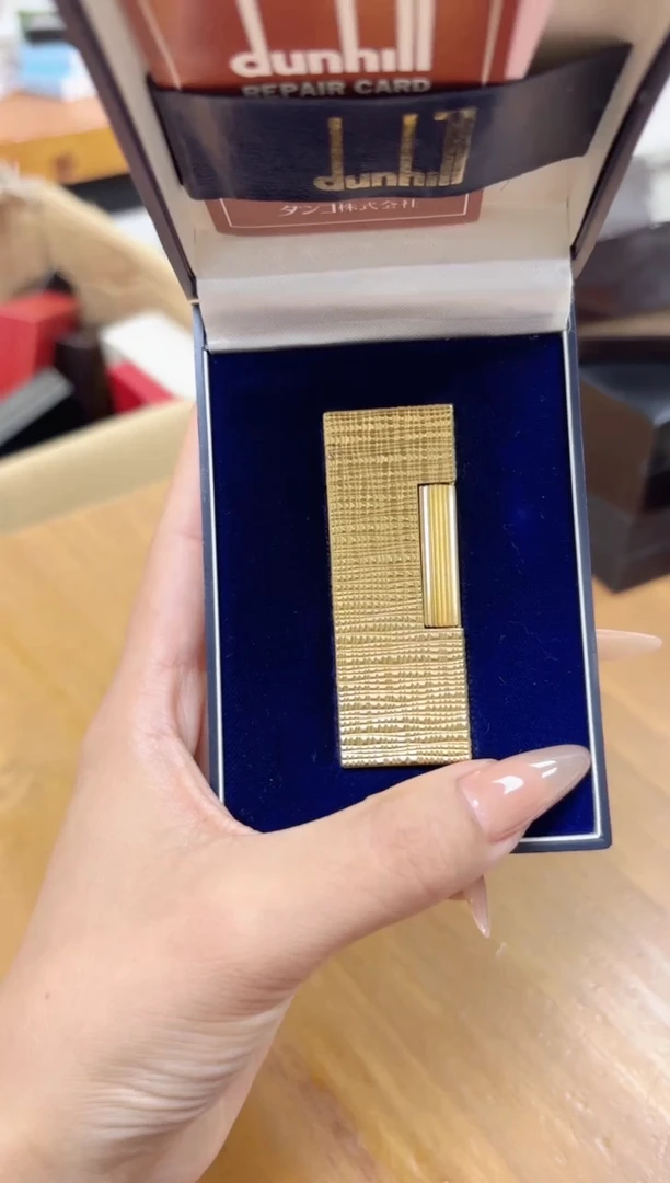 原盒 登喜路薄登金色