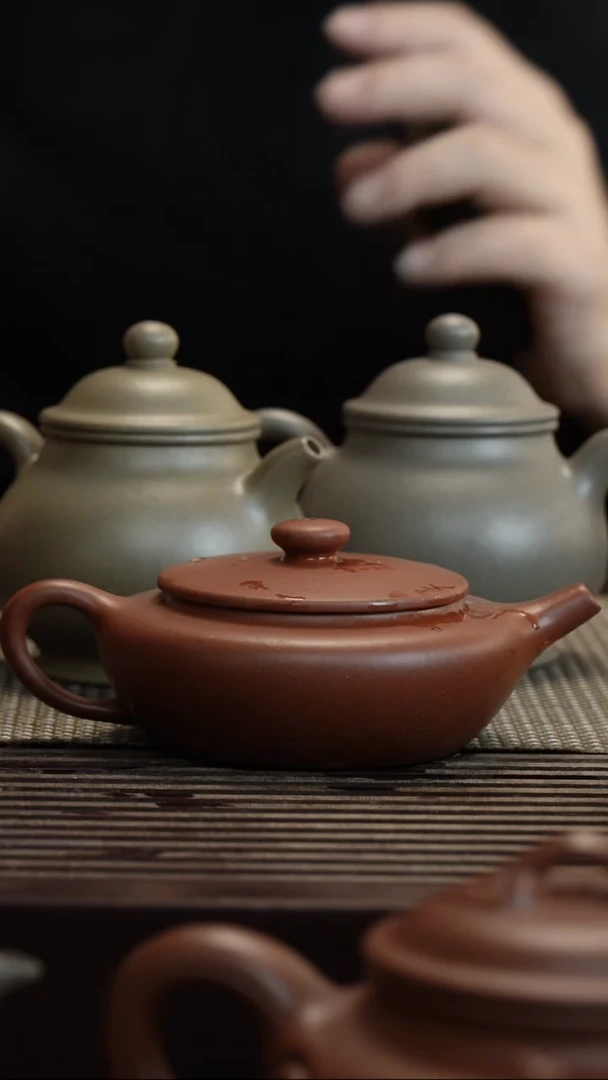 茶壶紫砂清水泥扁承