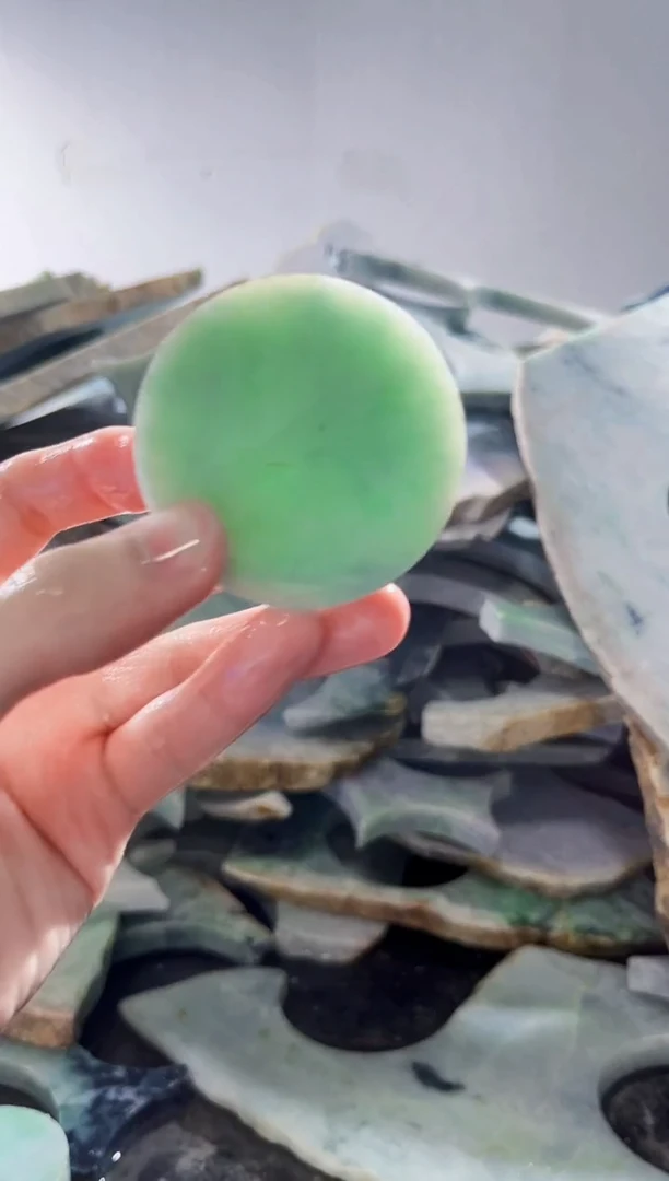 裸石翡翠缅甸翡翠A货文6591