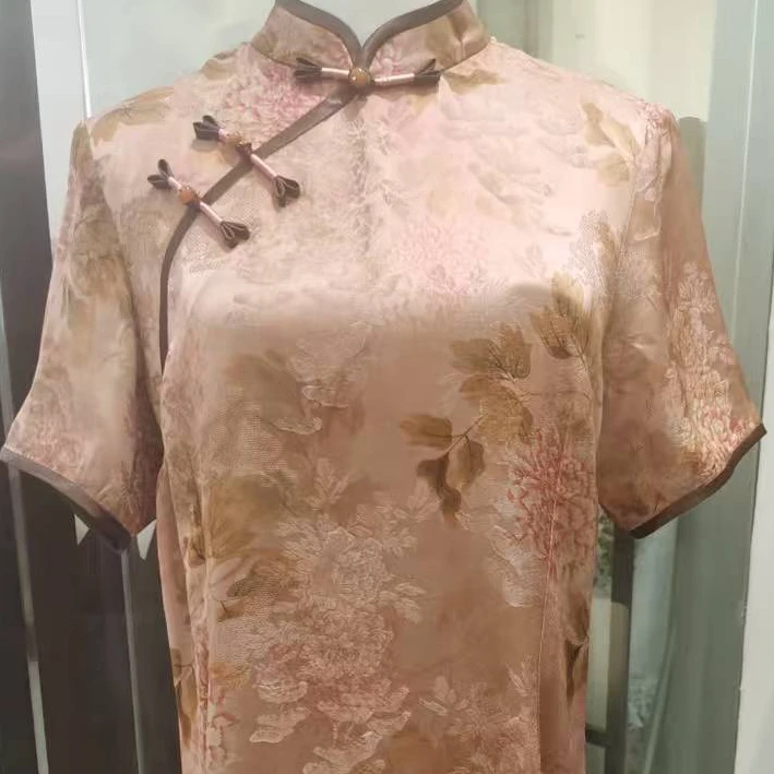 真丝香云纱高档国风面料