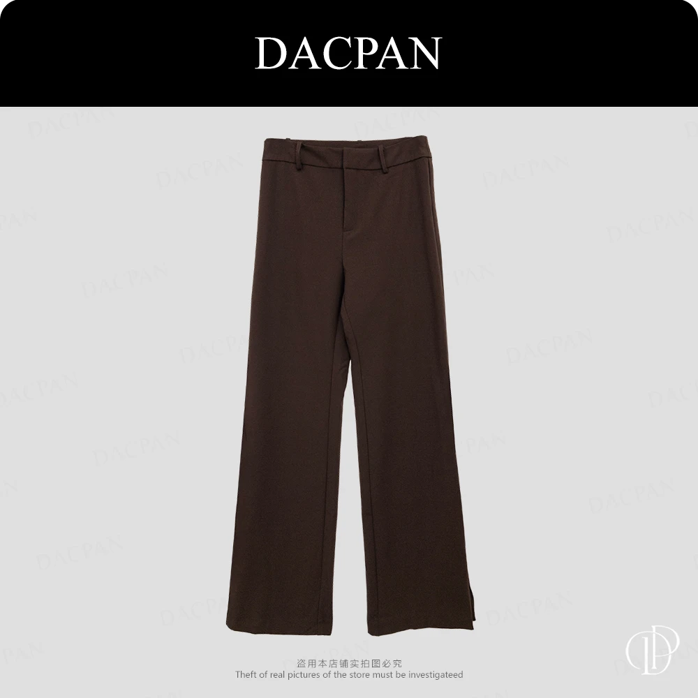 DACPAN-“自由维度”小众设计侧边开叉西裤  2025/盼·PP 534112