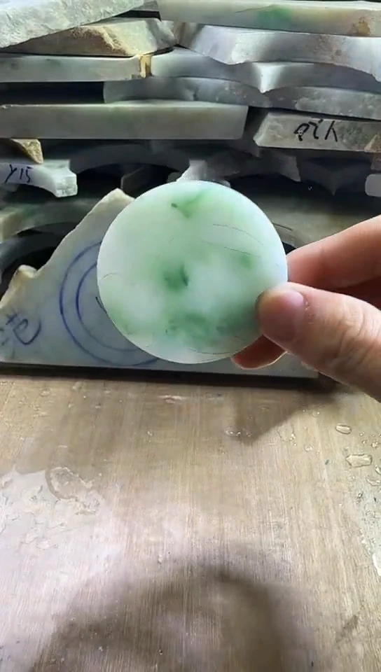 裸石翡翠天然翡翠A货花12