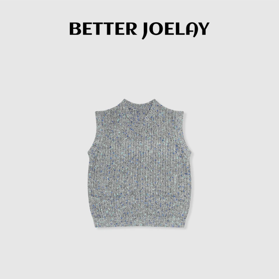 BETTERJOELAY-【糖水日记】时尚简约针织套头毛衣舒适百搭LL5570