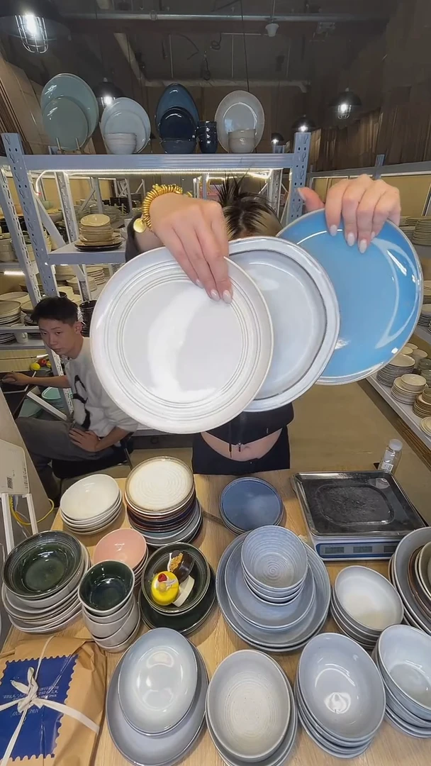 瓷53高温釉下彩陶瓷餐具