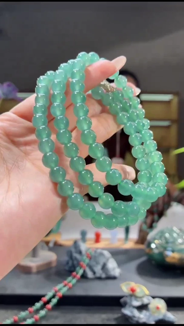 项链未镶嵌翡翠长串（多样性发其一）