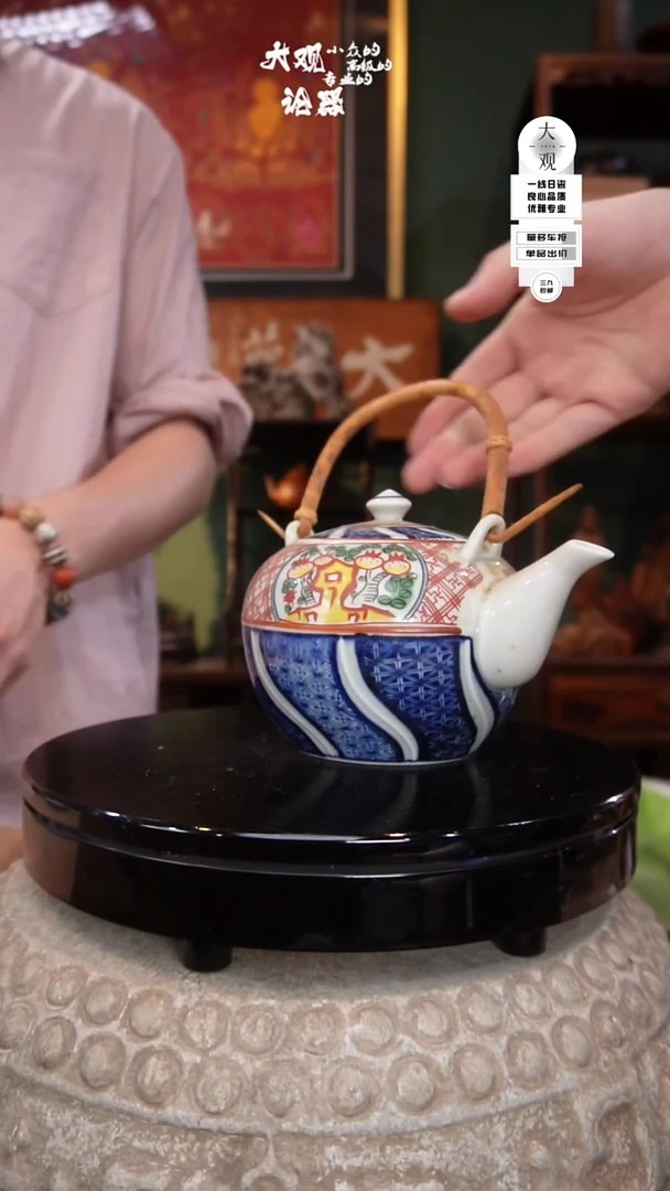 瓷片栖*大观论器壶壶