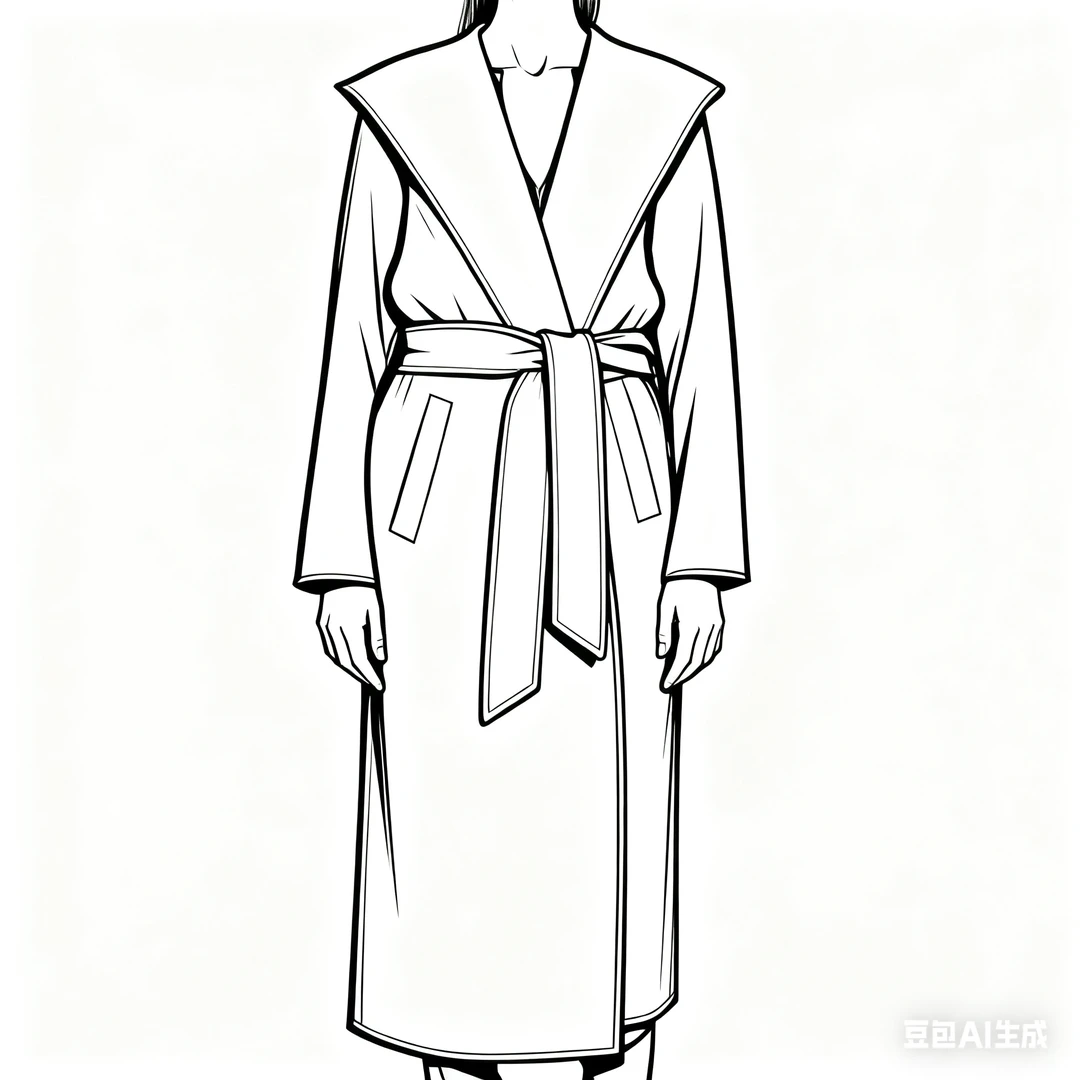 【Montendre】秋冬新款 Z 气质时尚系带毛呢大翻领连帽长款大衣外套