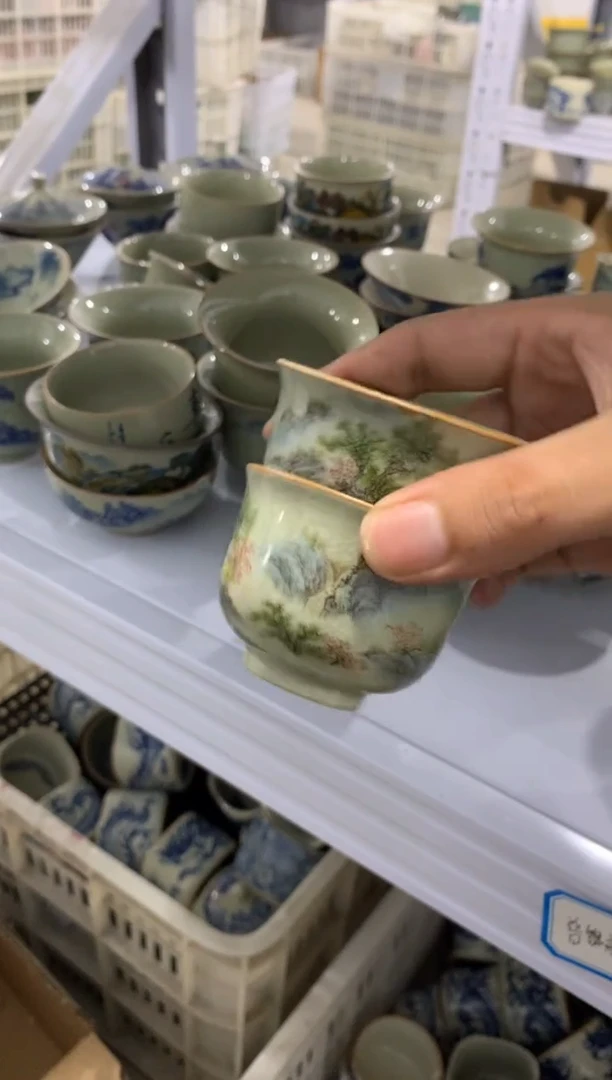 【开播福利】哥窑、羊脂玉、一壶带俩杯@@@@@@@@@