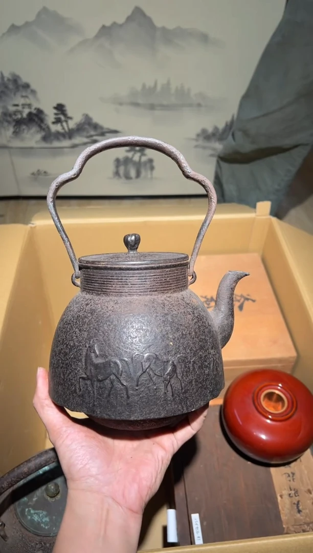 铁A3217铁壶中古周边/