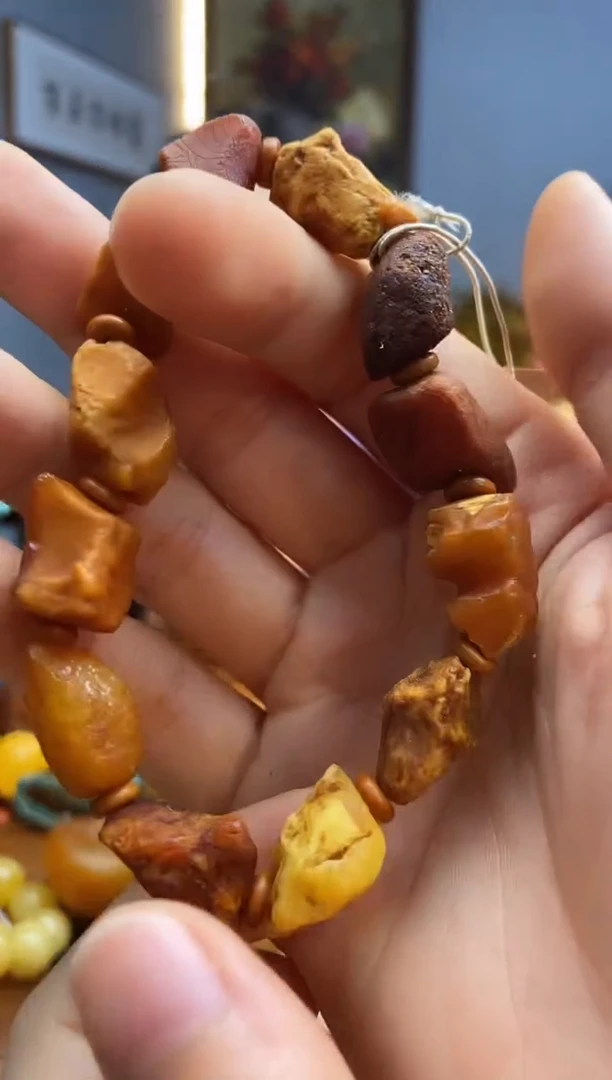 未镶嵌琥珀手串手串