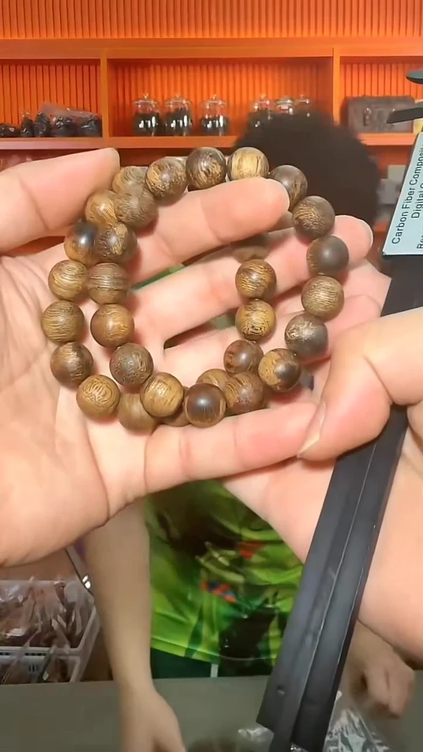 沉香手串134号单圈海南15g1.2多样性发一