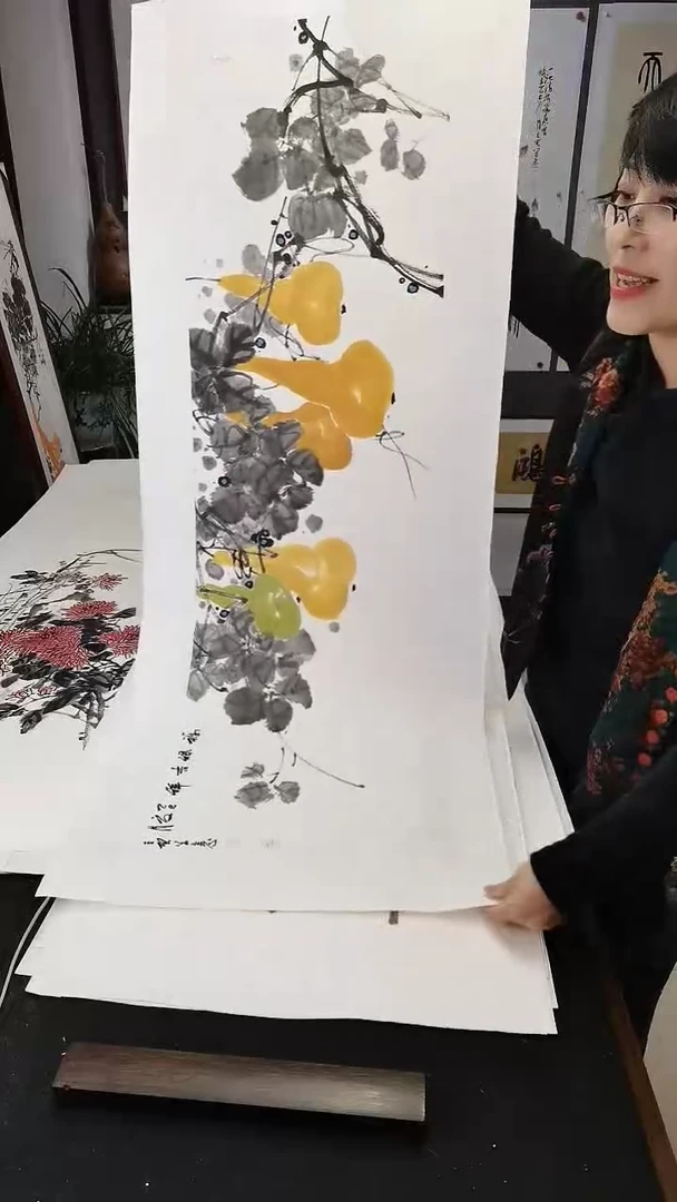 福禄吉祥118*35cm