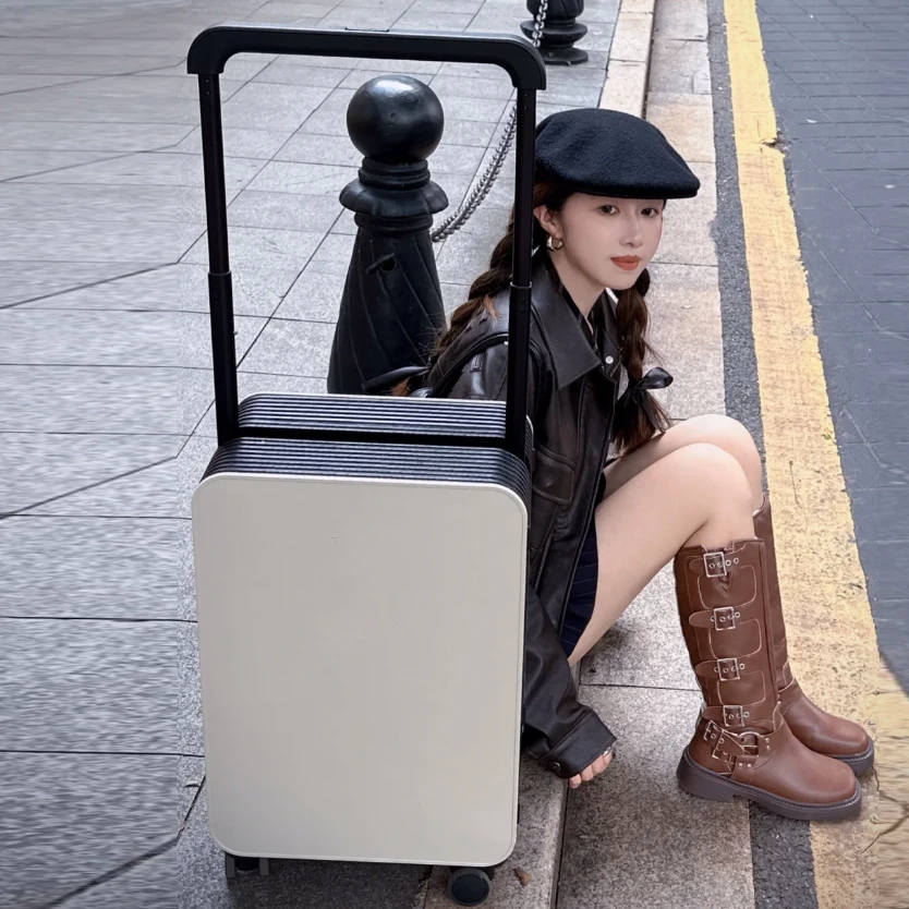 【奥莱同款】中置平衡宽拉杆箱旅行箱20寸登机箱万向轮行李箱包