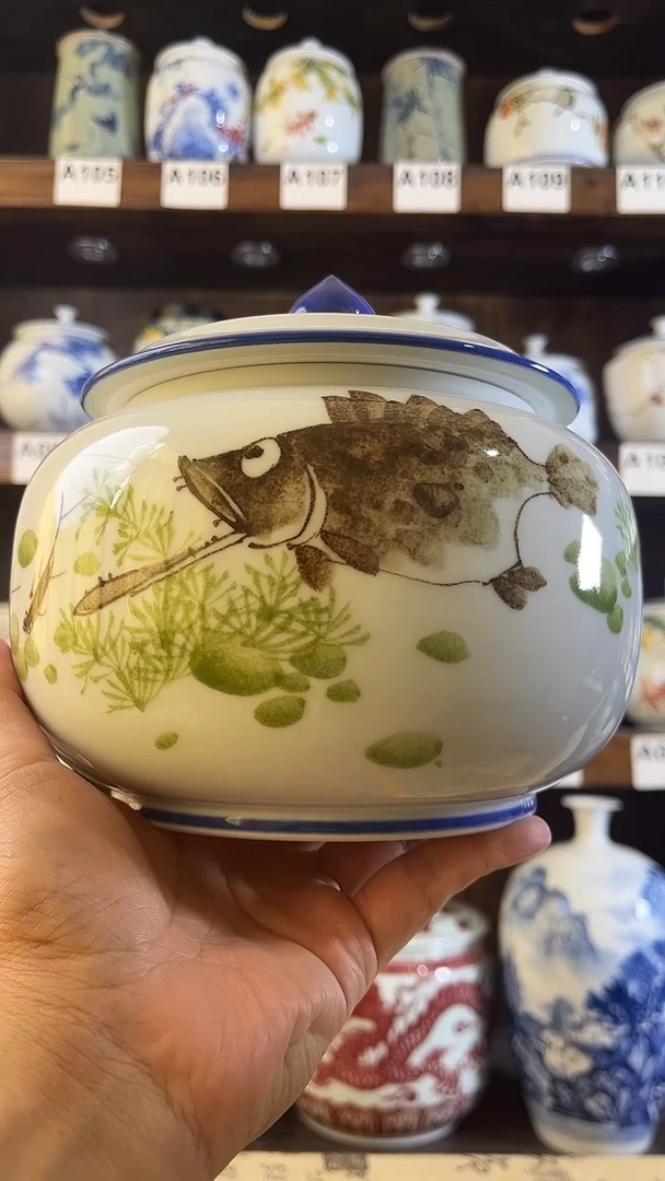迎君陶瓷纯手工手绘   3