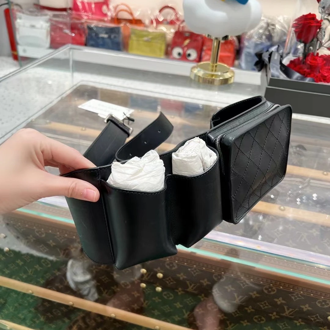 95新 Chanel/香奈儿 32 牛皮腰包 理发师专用