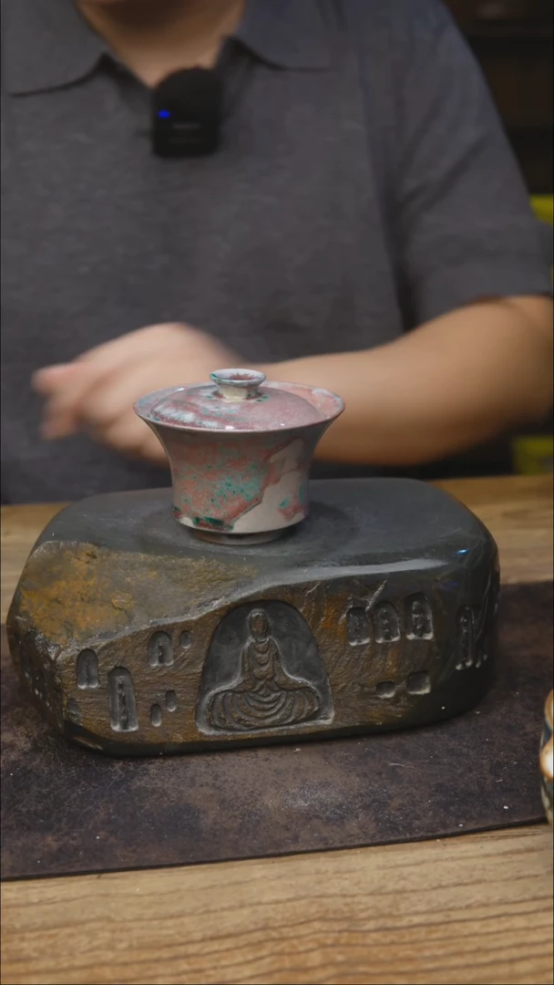甘石陶艺苏打柴烧329