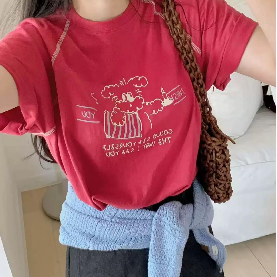 D101-D199福利韩系新款款式休闲百搭短袖